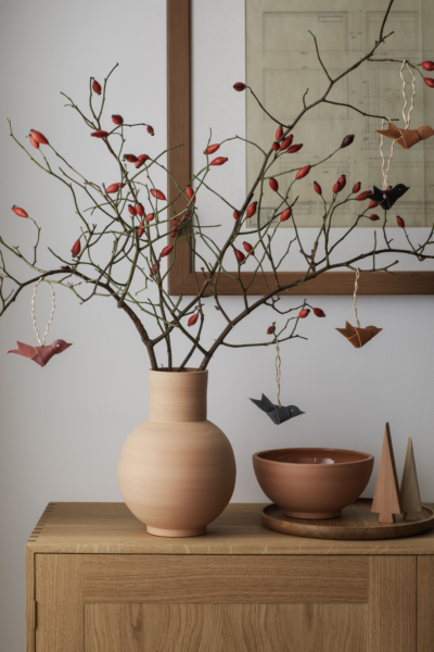 A04 Carl Hansen Basel Moebel Innenarchitektur 80280042 vase 80410050 birds 80280023 bowl 80450115 tree 80450112 tree